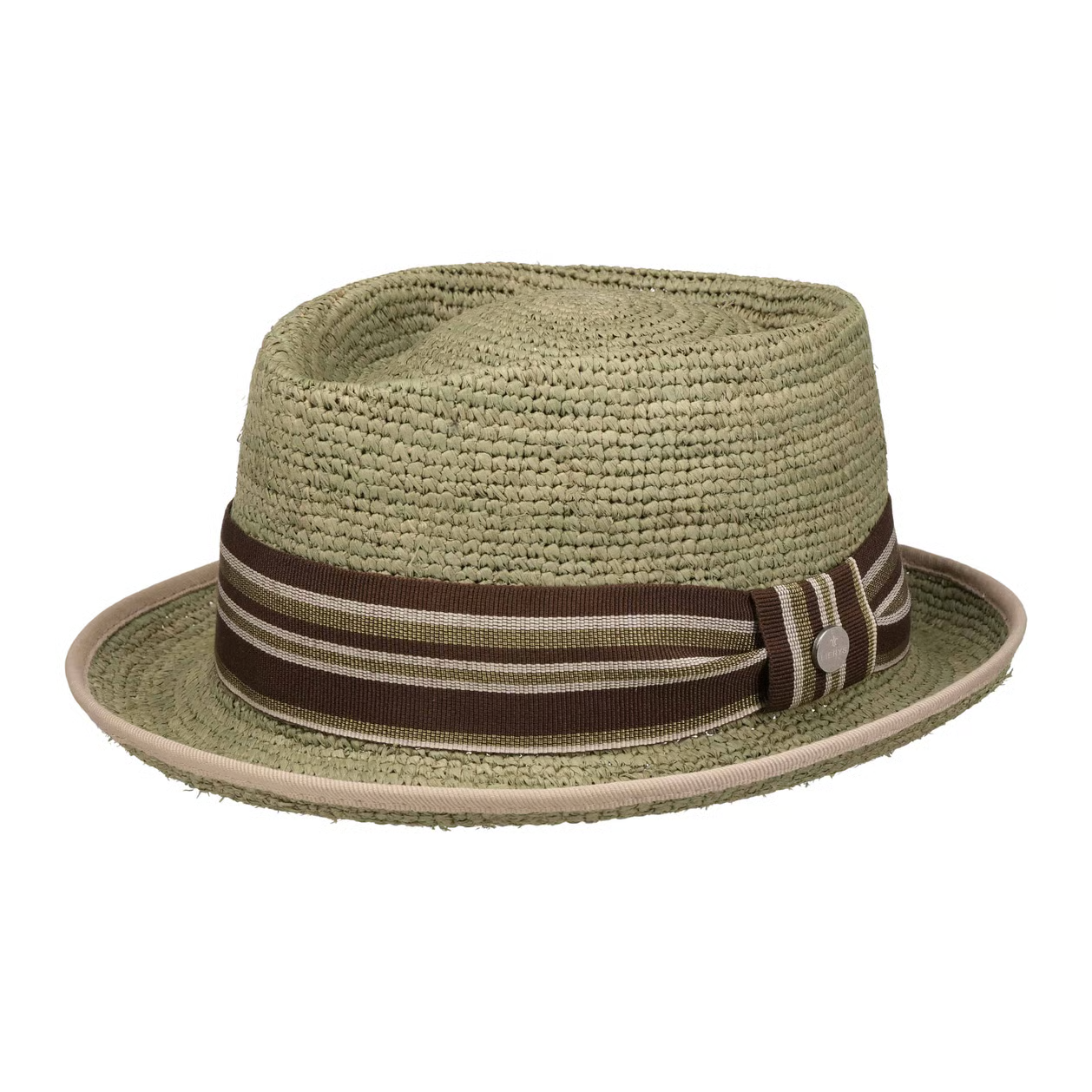 Italienischer Raffia Pork Pie Hut – Zeitloser Sommerstil mit feiner Struktur