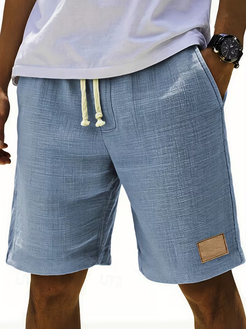 ⏰ Letzter Tag: 50% Rabatt! 🔥 –Herren Leinen-Shorts 5er-Set mit Kordelzug
