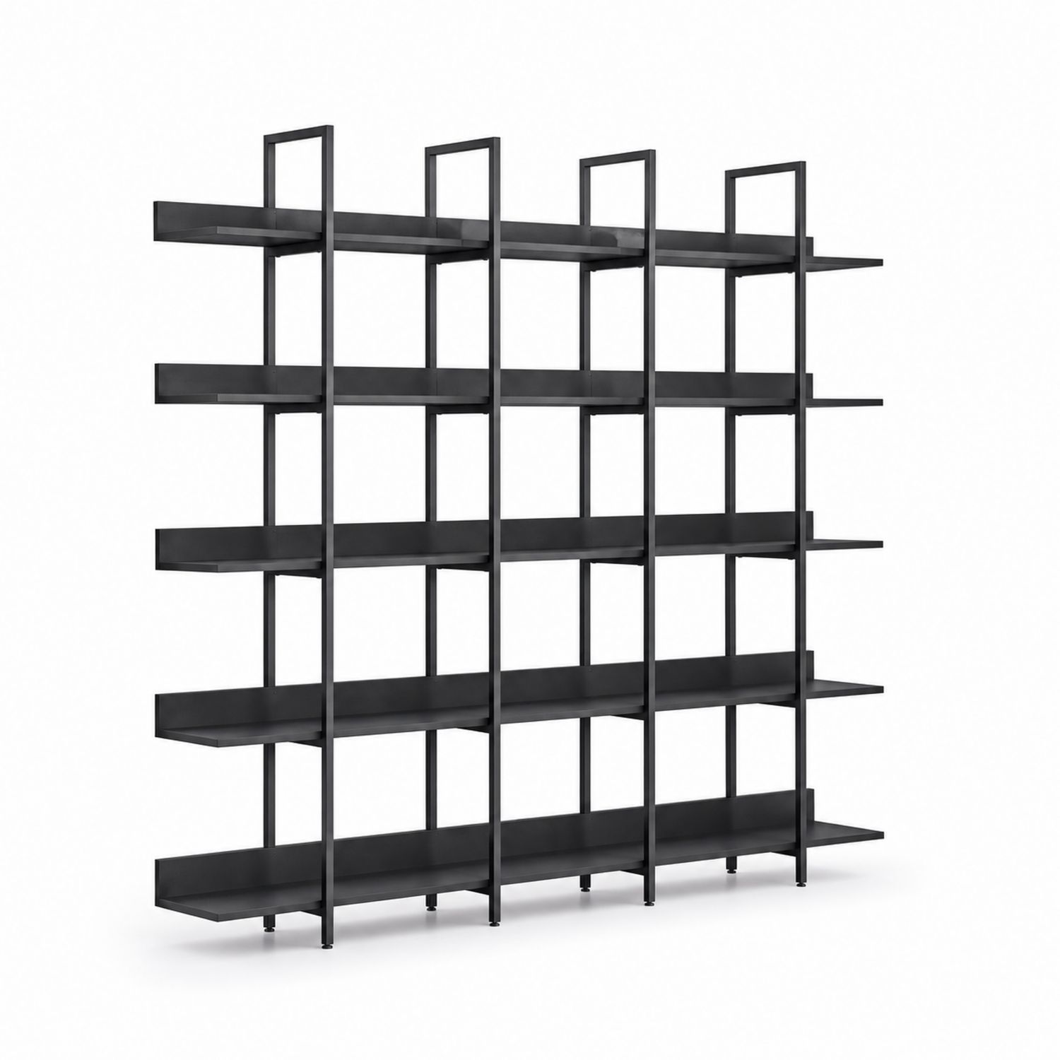Metallregal Schwarz 200cm x 180cm x 30cm