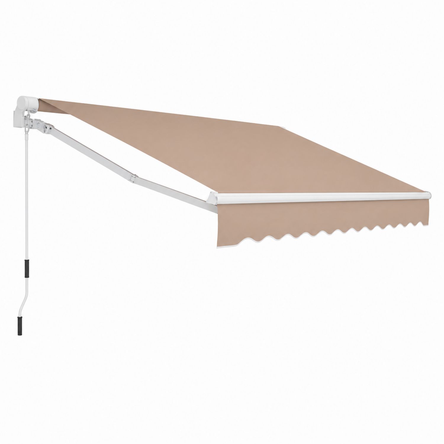 Markise 300x250 cm Aluminium Polyester Beige