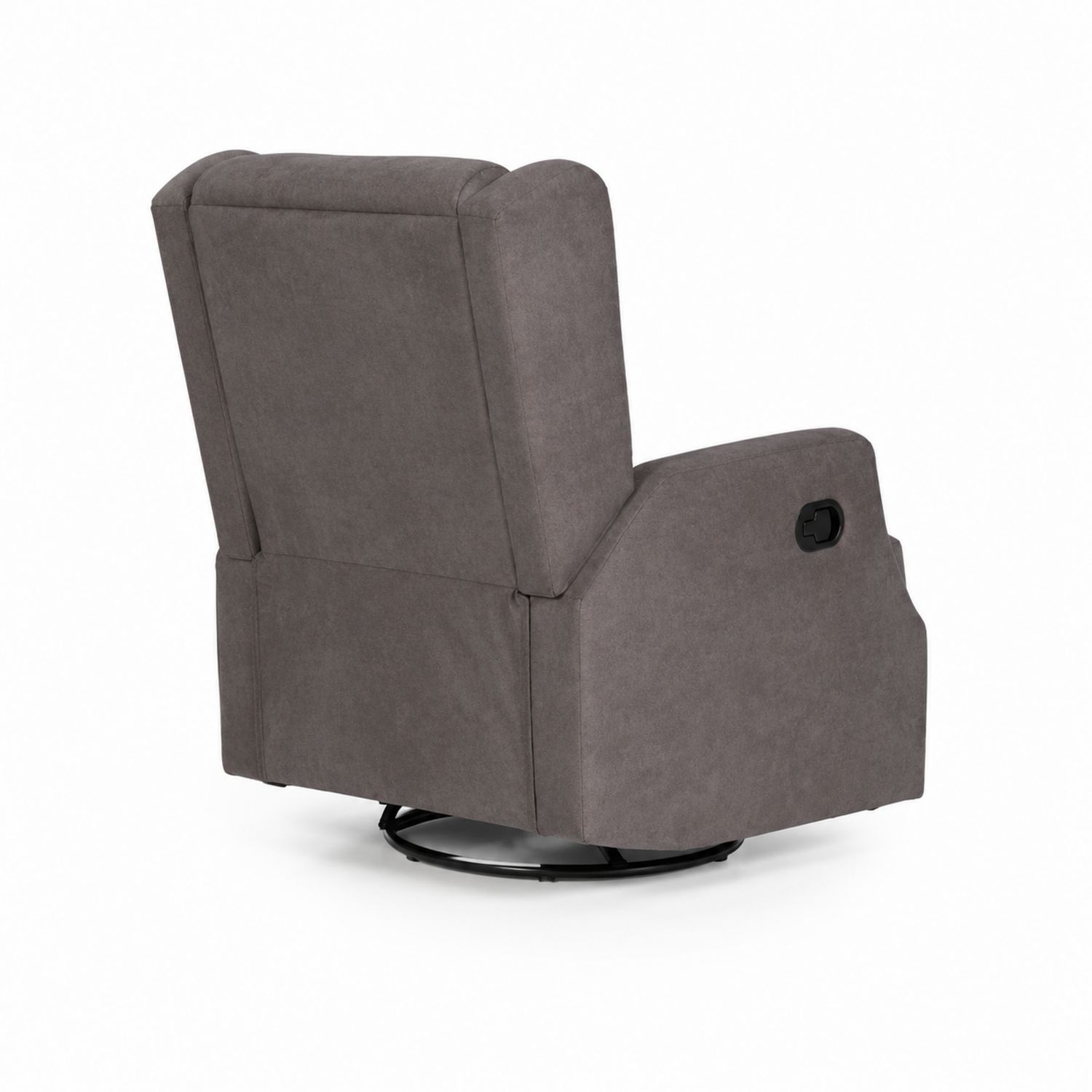 Liegesessel Mikrofaser Dunkelgrau 90x85x100 cm