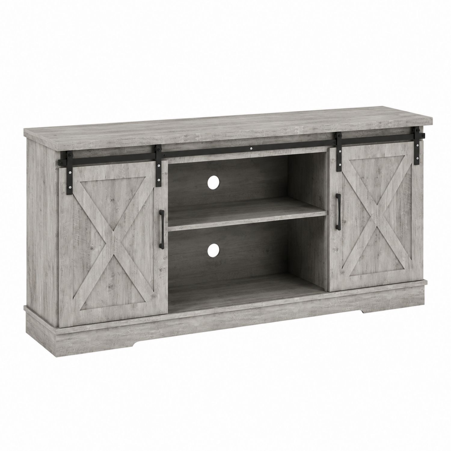 TV-Schrank Melaminbeschichtung Grau 152x40x60cm-Lumariocasa