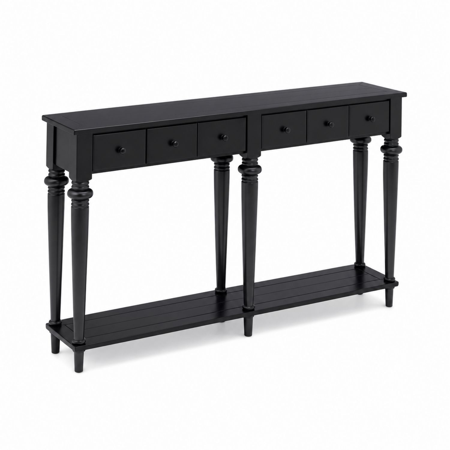 Konsolentisch rechteckig 120cm Holz schwarz-Lumariocasa
