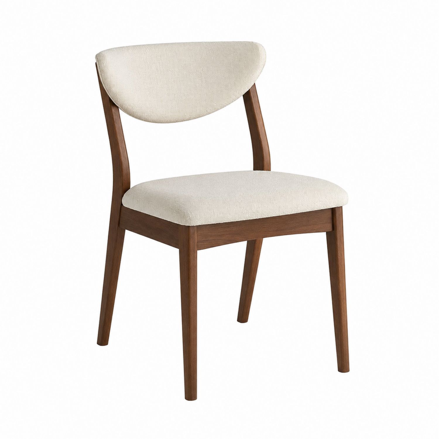 Holzstuhl mit Stoffbezug Beige 85 cm-Soliraliving