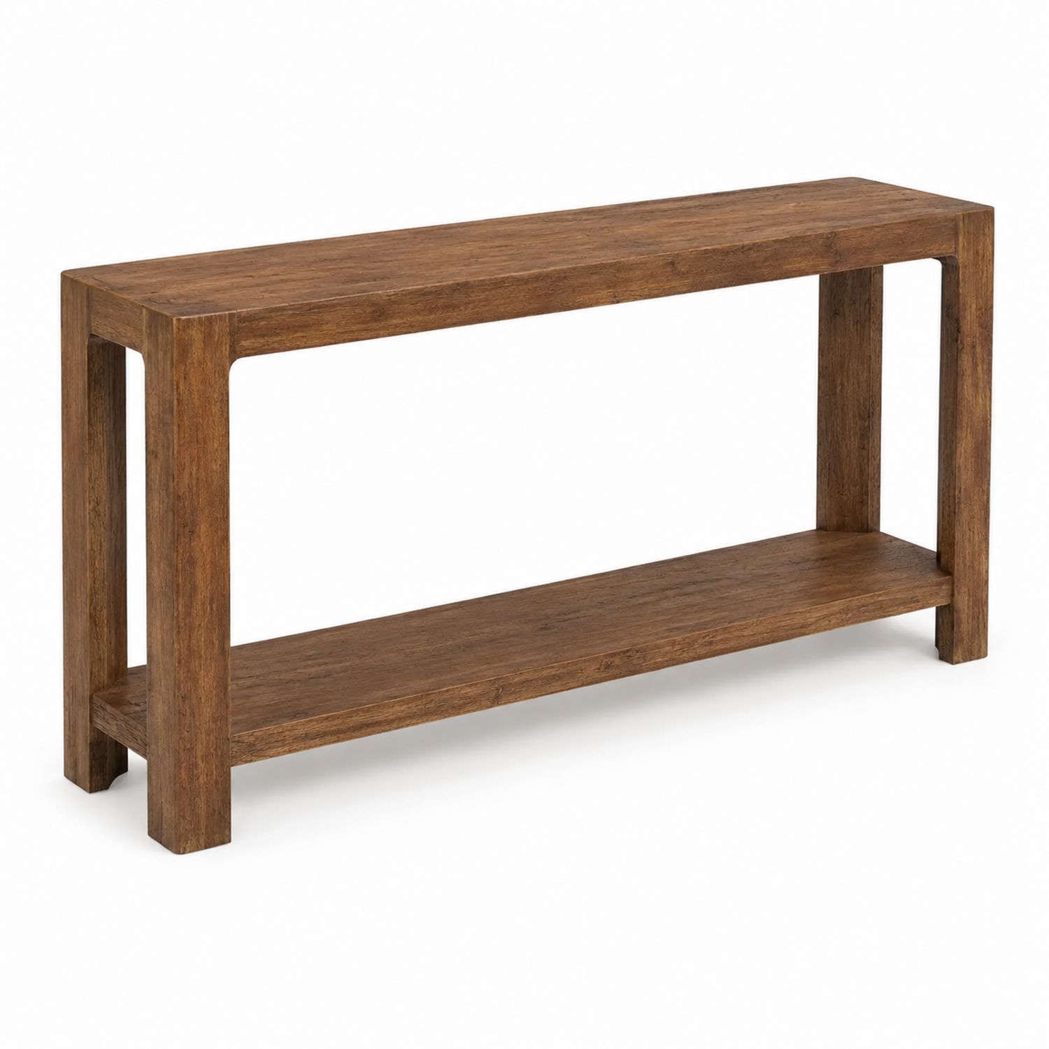 Konsolentisch aus Teakholz rechteckig 120cm x 30cm x 75cm Braun