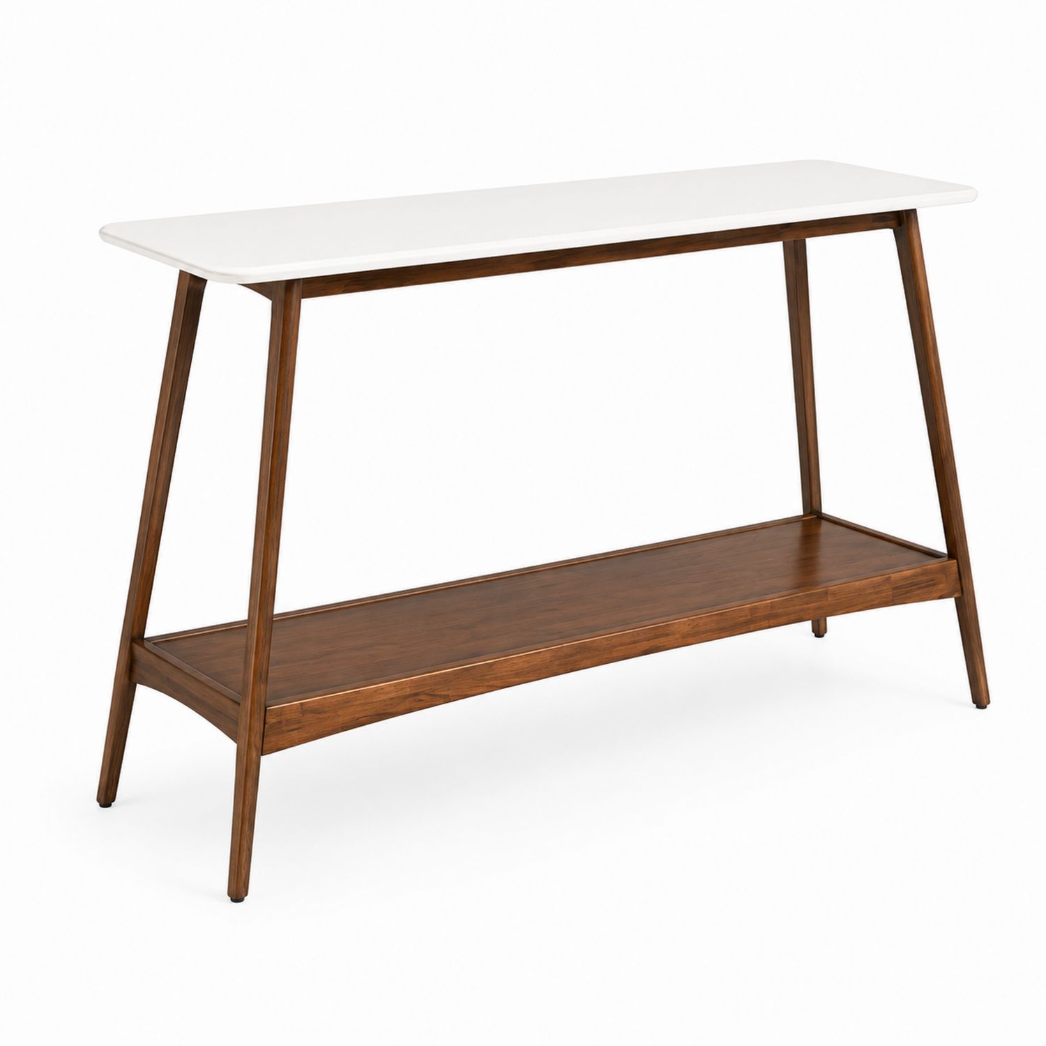 Konsolentisch 120x40x75 cm Holz und MDF Weiß