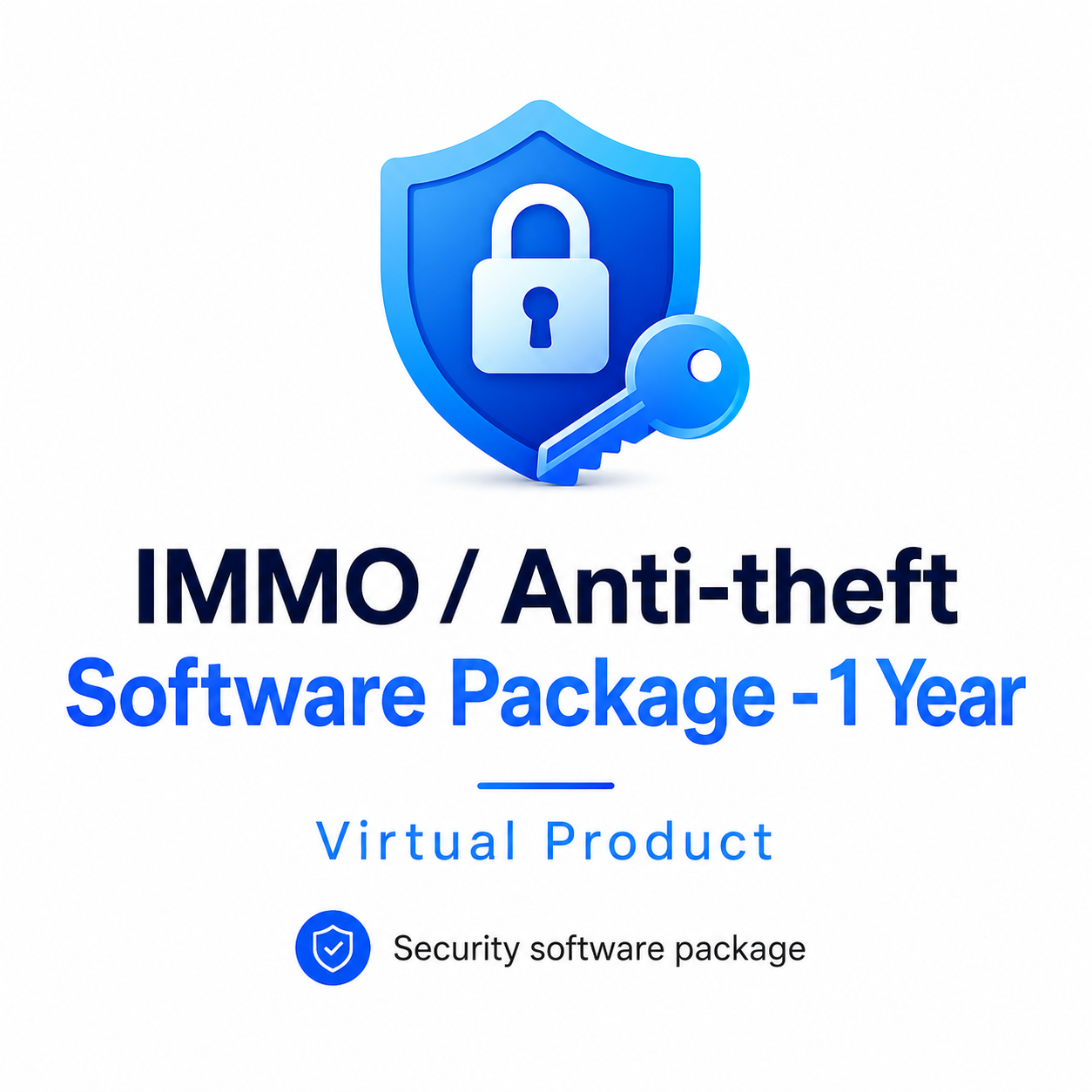 IMMO / Anti-theft Software Package - 1 Year