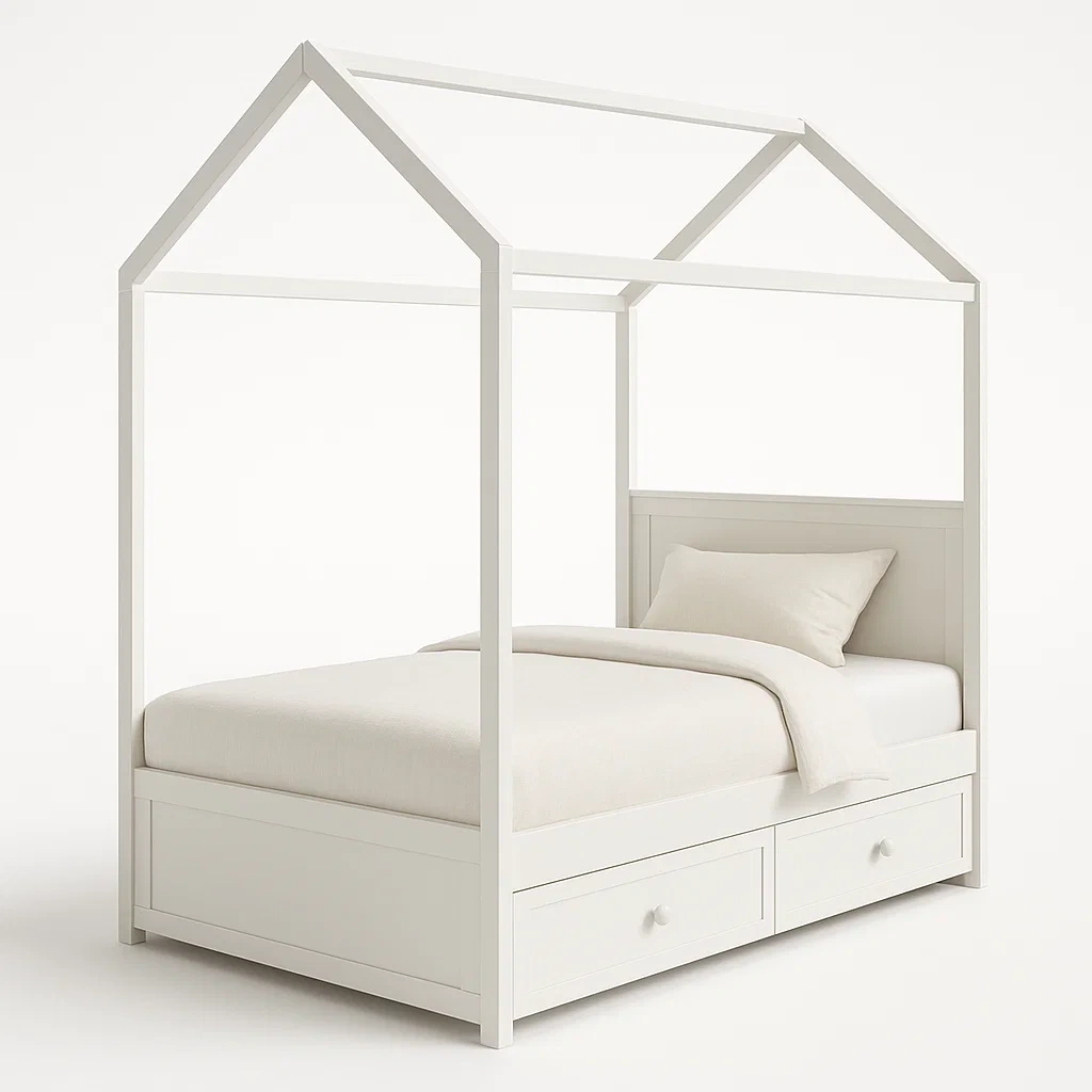 Bett,Vierpfostenbett-nestaviraa