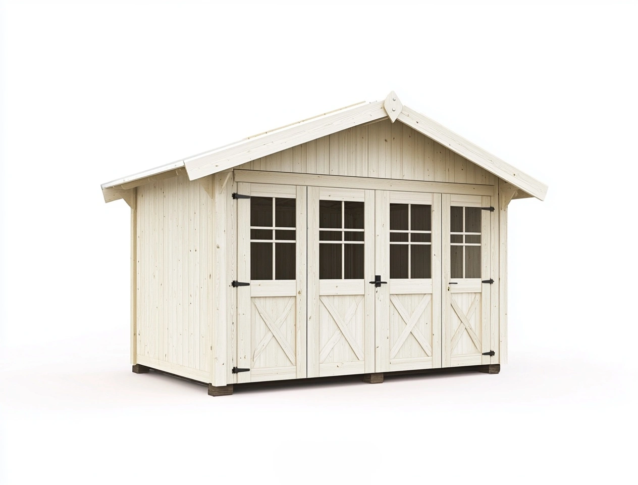 Caseta de jardín de Madera de Abeto 400x300 cm-MEUBOLVIX