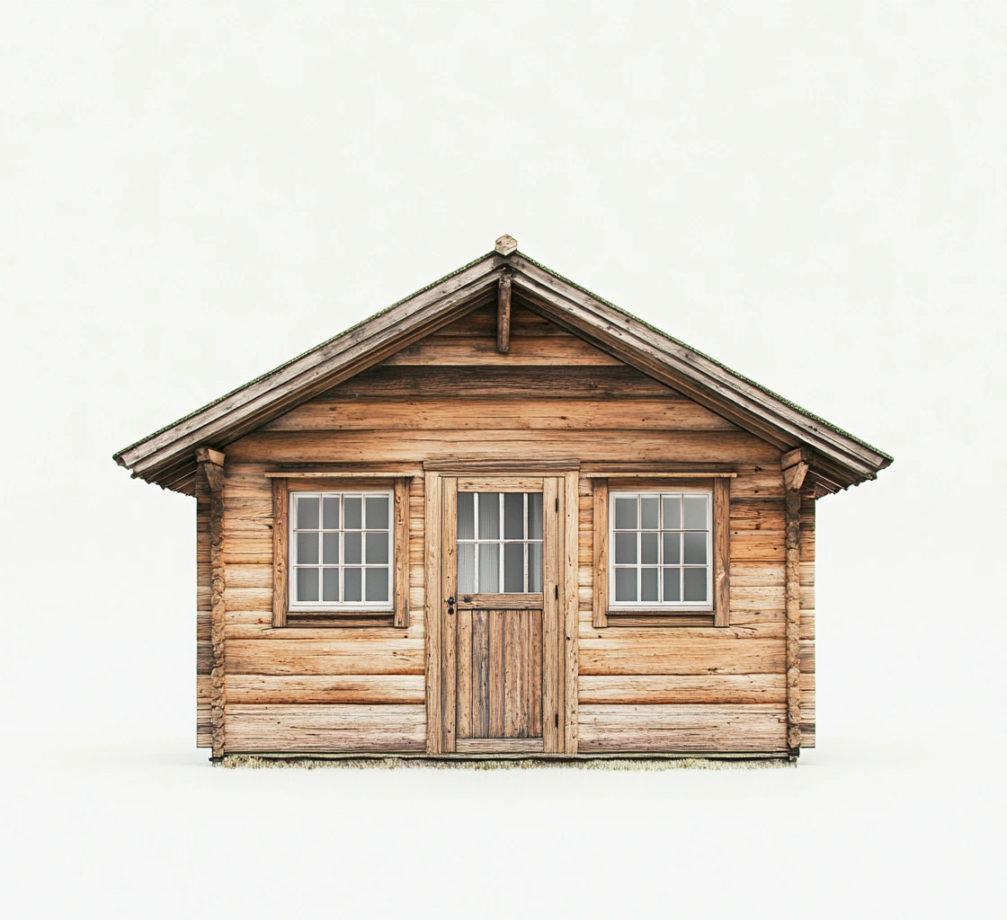 Cabaña de Madera de Pino Marrón 300x250x220 cm-MEUBOLVIX