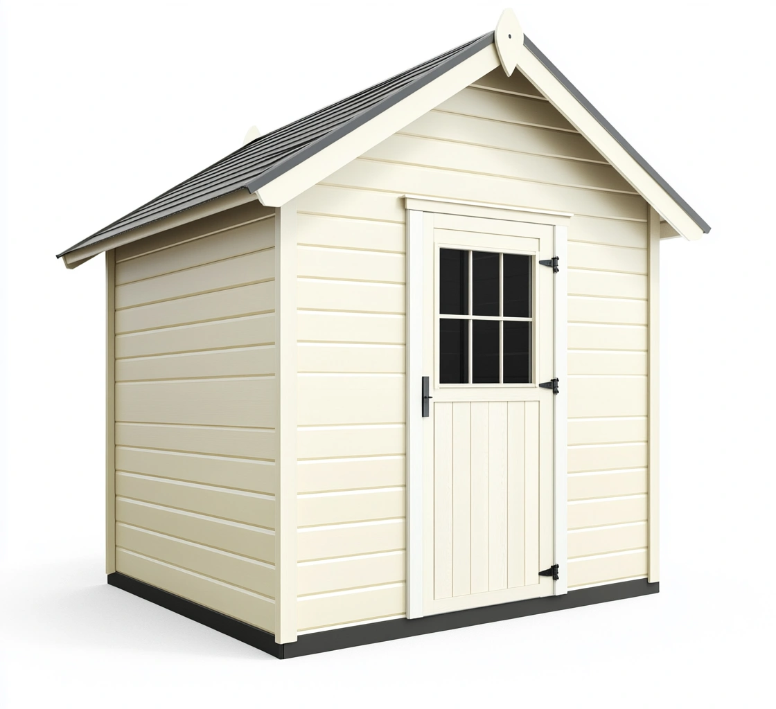 Caseta de jardín de plástico 200x150x220 cm-MEUBOLVIX