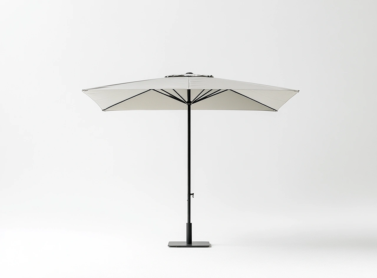 Sombrilla de Jardín Beige Tela Poliéster y Aluminio 300cm-MEUBOLVIX