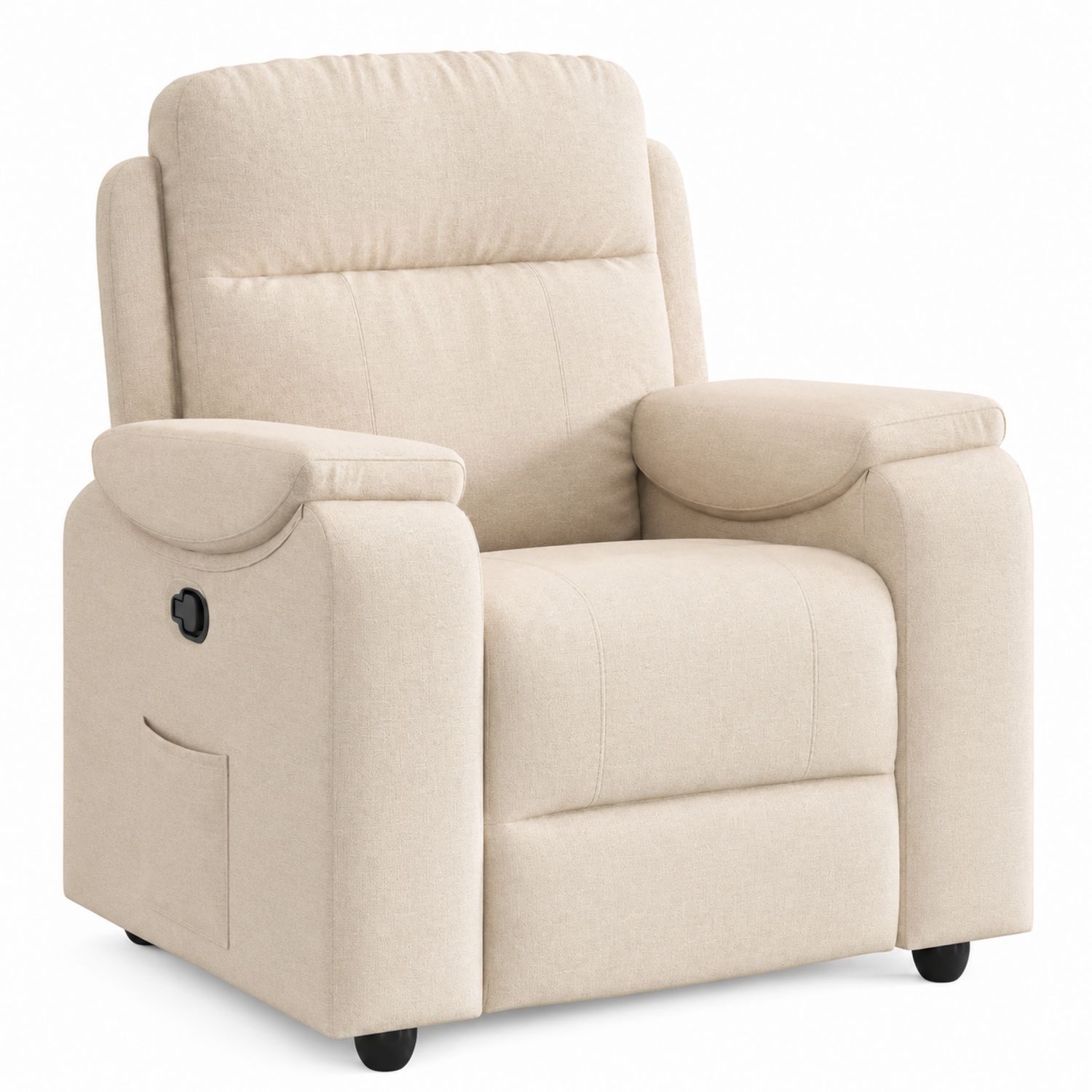 Relaxsessel mit Stoffbezug, Beige