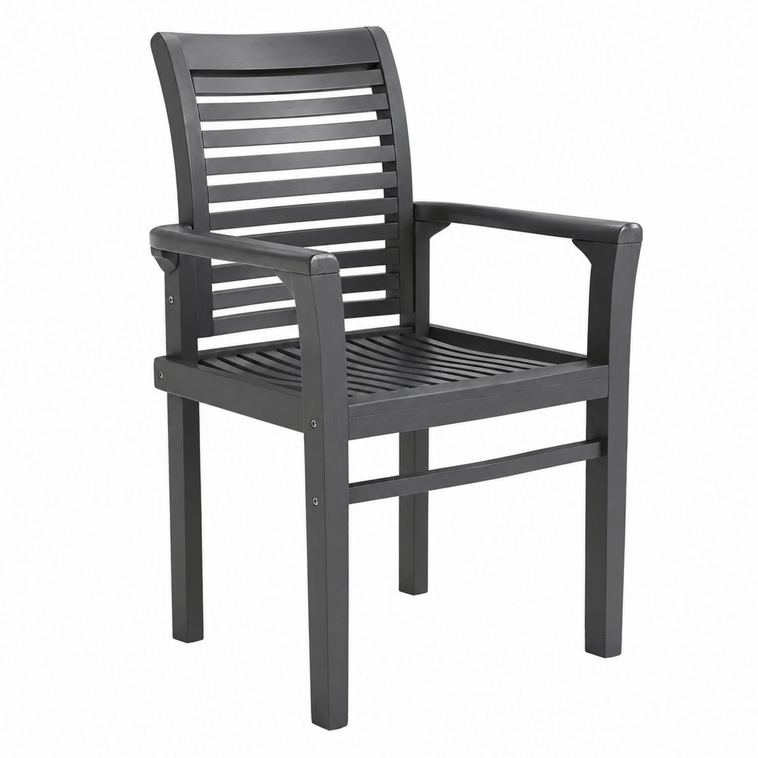 Outdoor-Stuhl Aluminium Schwarz