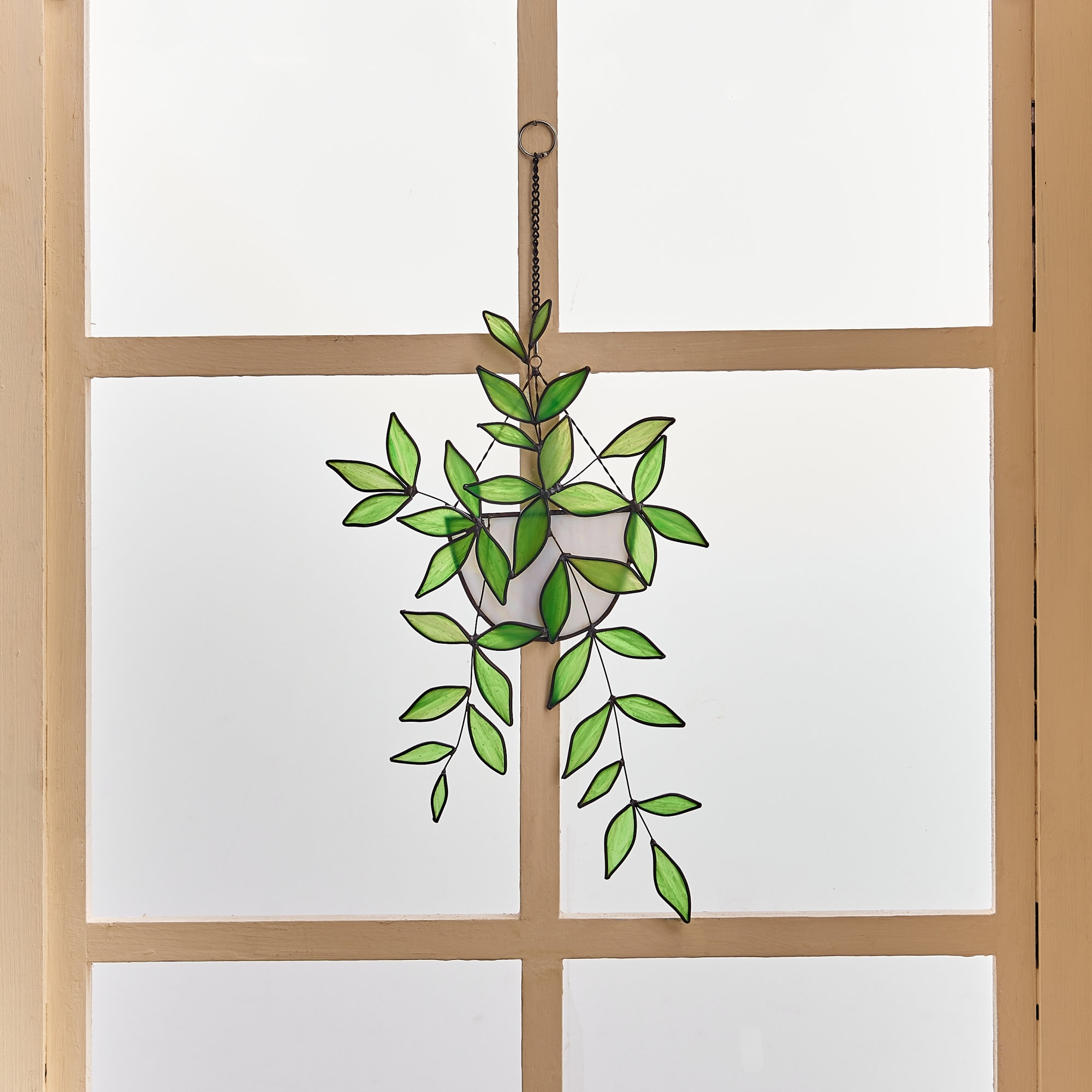 Attrape-soleil pour plantes en vitrail : tenture bohème, décoration d'intérieur