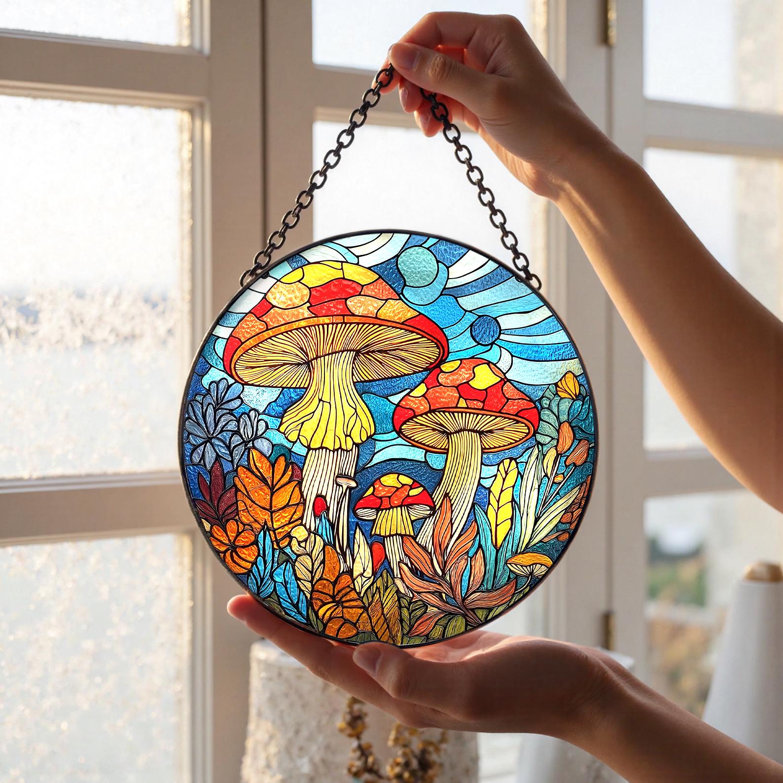 Attrape Lumiere A Motif De Champignon, Cadeau De Decoration Interieure Pour Les Amateurs De Champignons