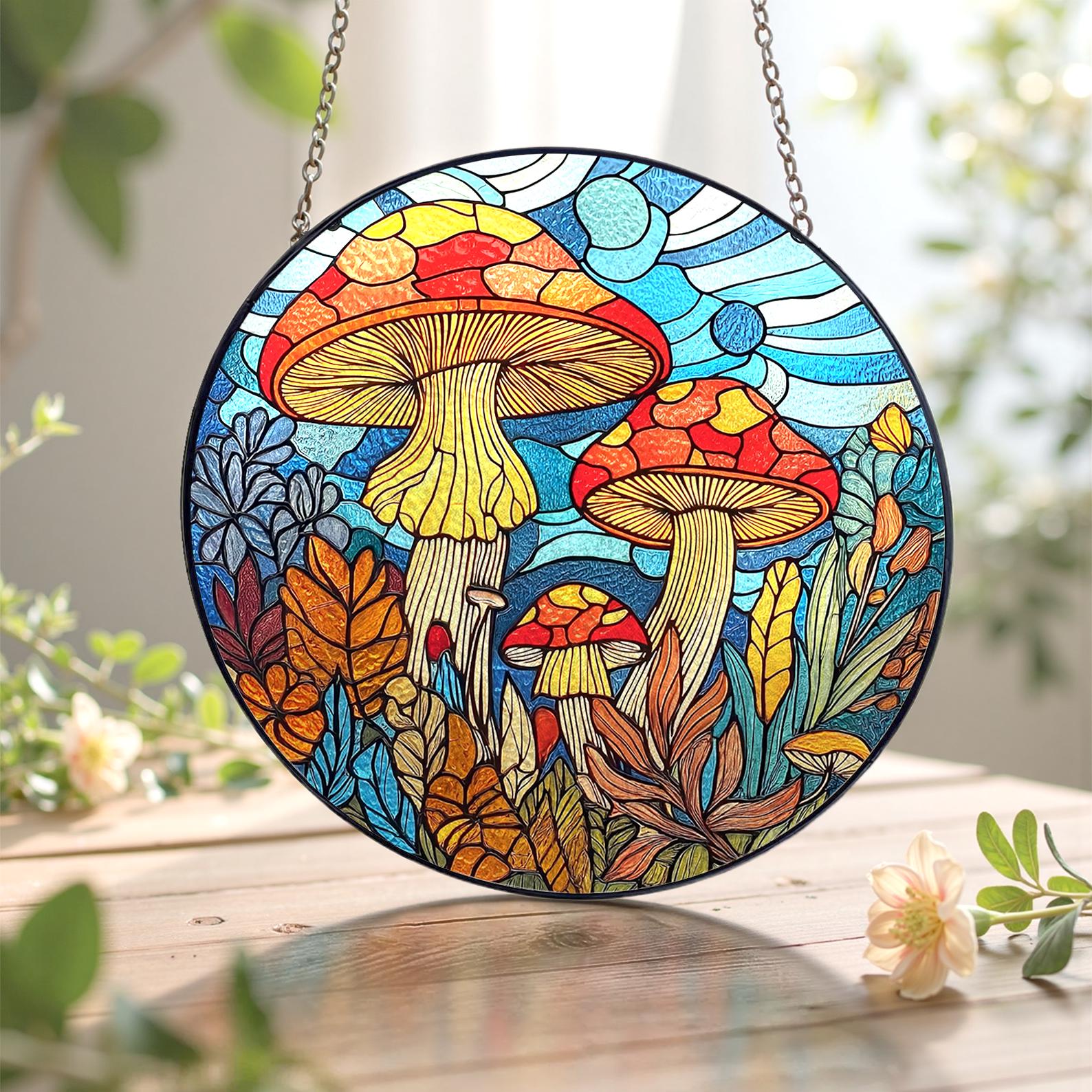 Attrape Lumiere A Motif De Champignon, Cadeau De Decoration Interieure Pour Les Amateurs De Champignons