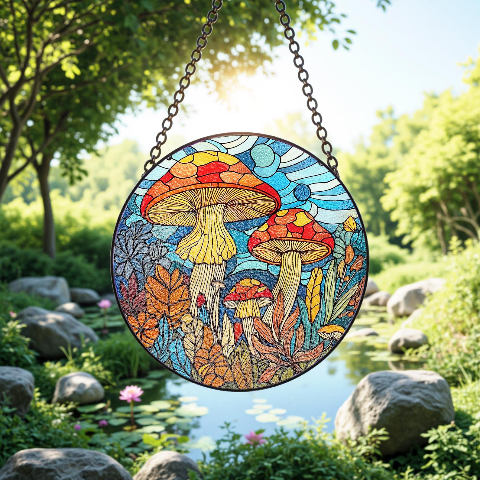Attrape Lumiere A Motif De Champignon, Cadeau De Decoration Interieure Pour Les Amateurs De Champignons