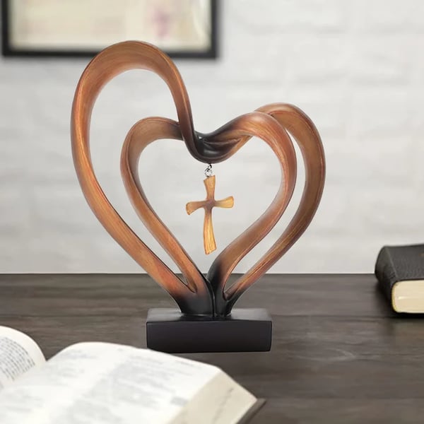 🔥Last Day 50% OFF🔥-✝Easter Jesus Entwined Hearts Cross💞 - 🙏🏻Buy 1