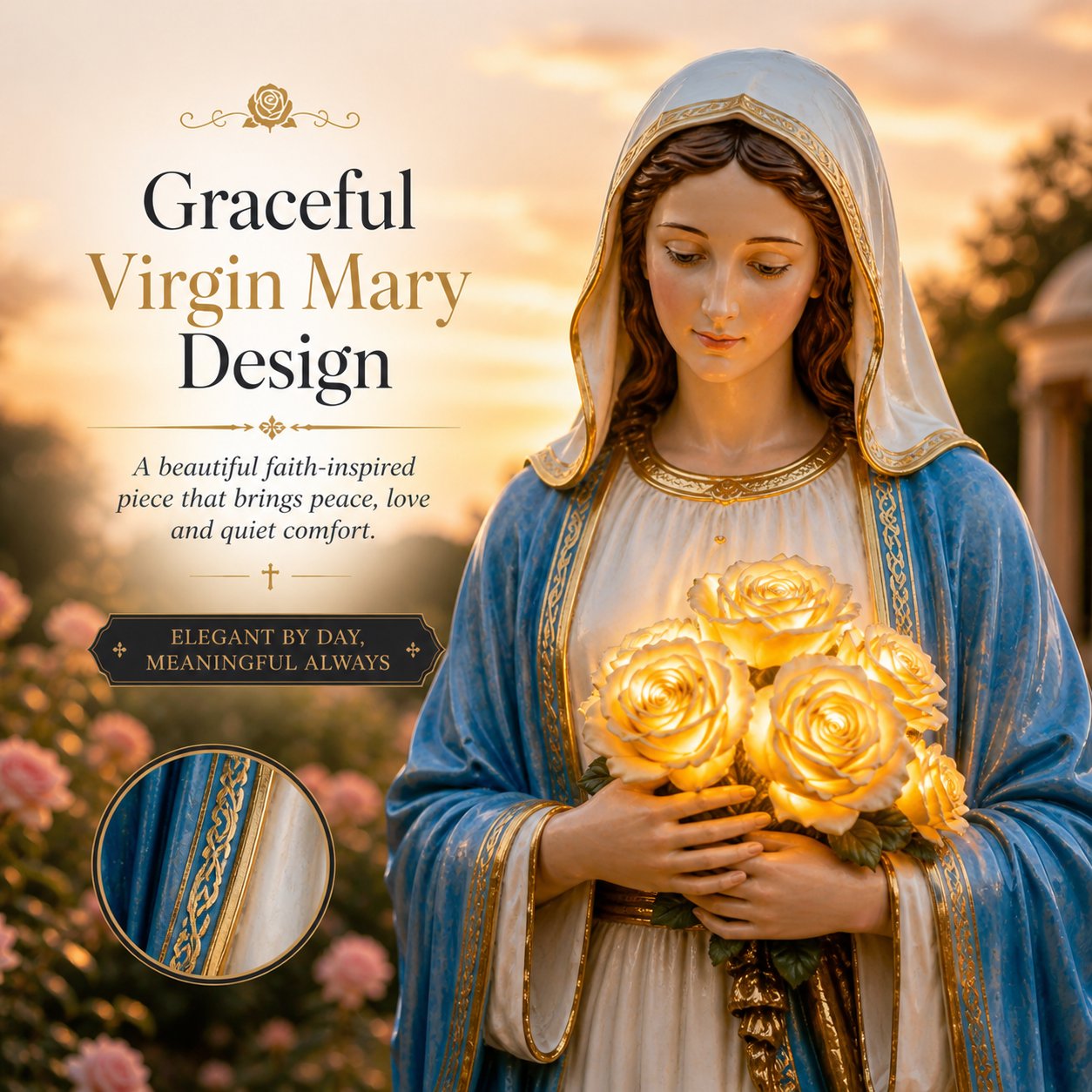 💗Virgin Mary Garden Light - BUY 1 / ⚡Super fast delivery ⚡On Sale & Quick Ship