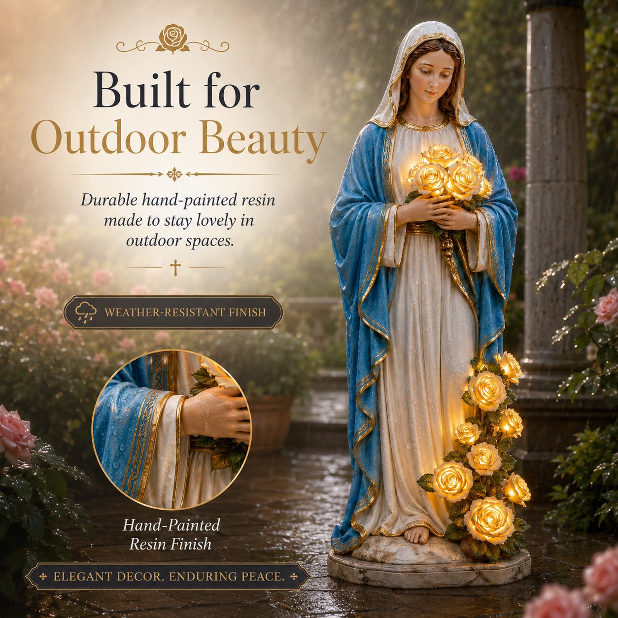 💗Virgin Mary Garden Light - BUY 1 / ⚡Super fast delivery ⚡On Sale & Quick Ship