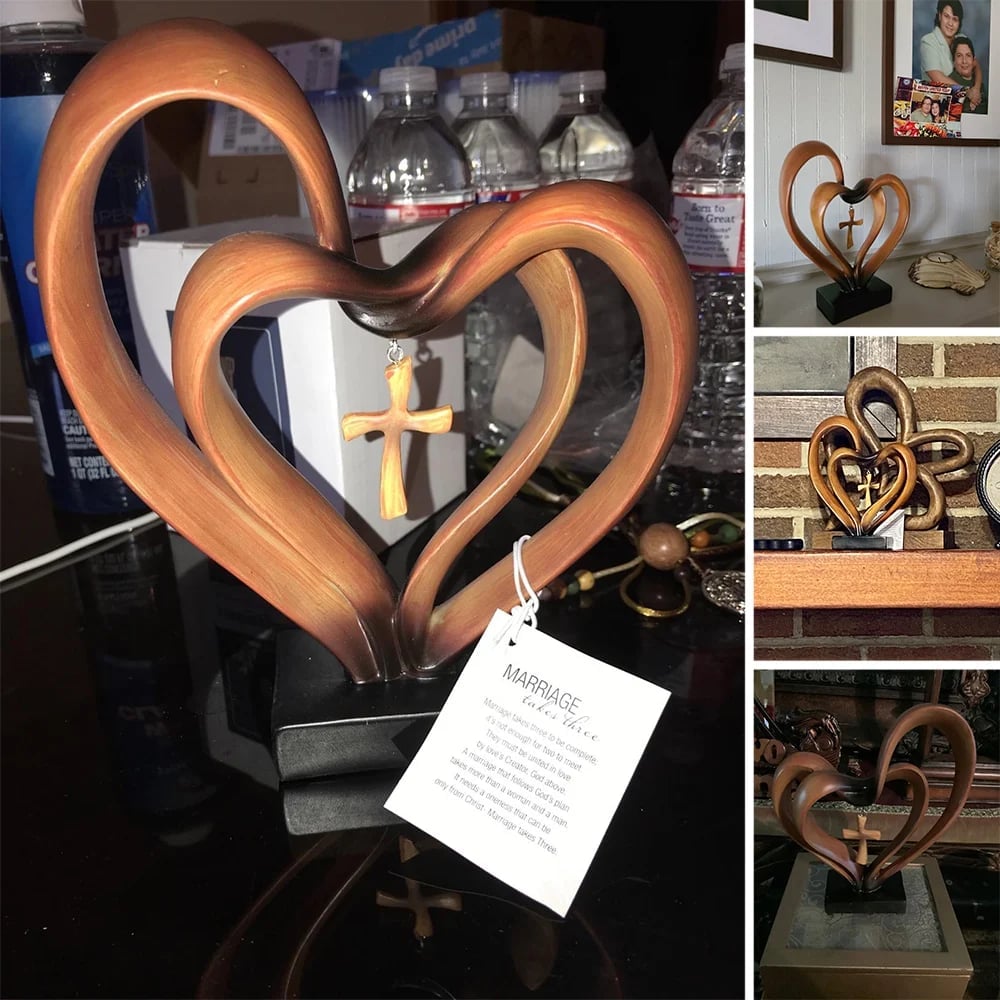 🔥Last Day 50% OFF🔥-✝Easter Jesus Entwined Hearts Cross💞 - 🙏🏻Buy 1