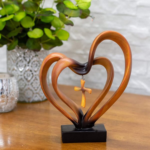 🔥Last Day 50% OFF🔥-✝Easter Jesus Entwined Hearts Cross💞 - 🙏🏻Buy 1
