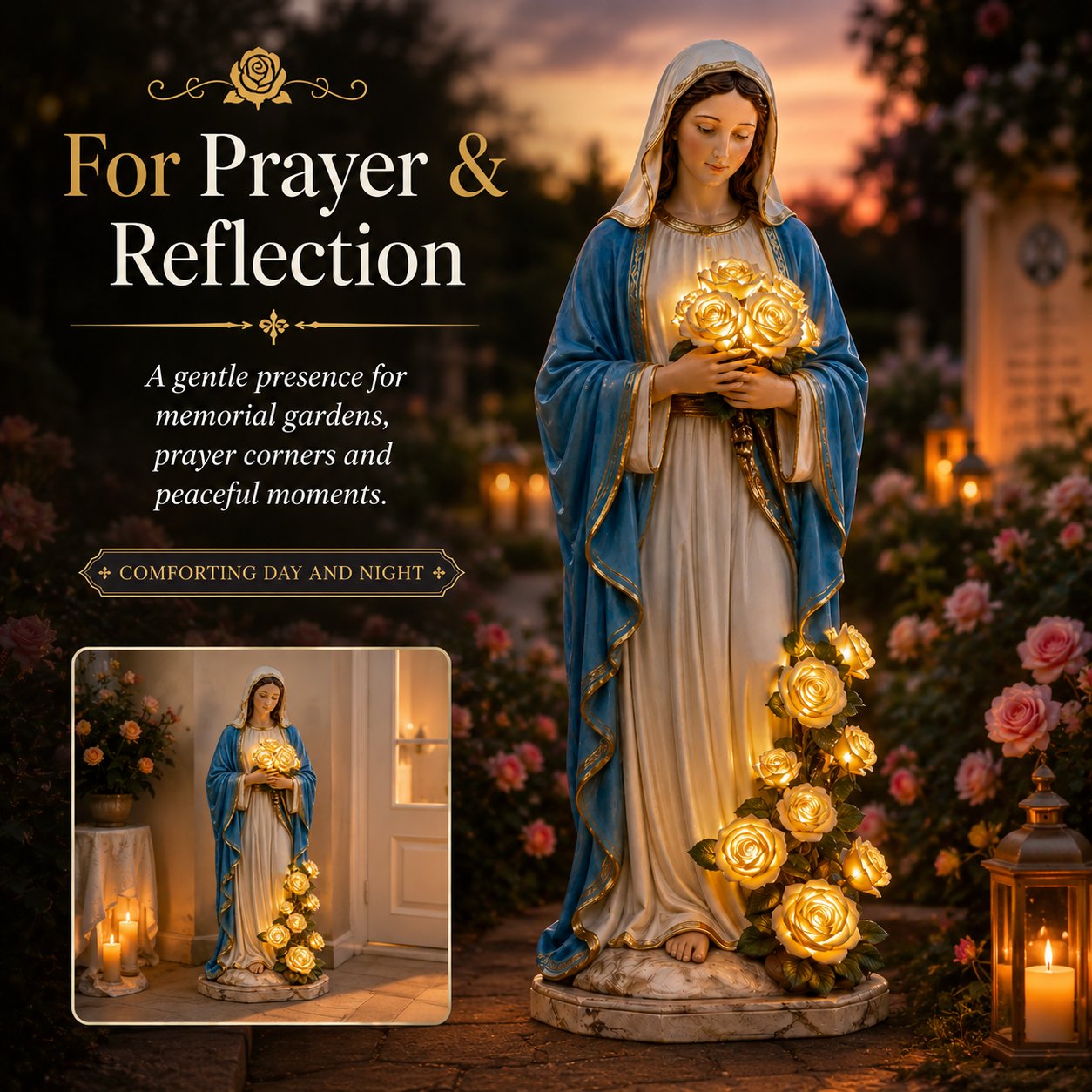 💗Virgin Mary Garden Light - BUY 1 / ⚡Super fast delivery ⚡On Sale & Quick Ship