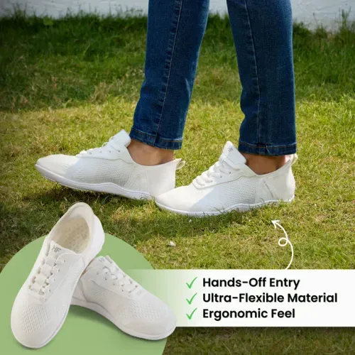 Hike Footwear– Hands-Off & Ergonomic Barefoot Shoes for Women Men, Thin Sole & Ultra-Light, Effortless Daily Wear Unisex
