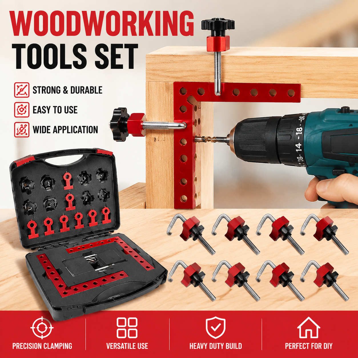 90 Degree Aluminum Corner Clamps