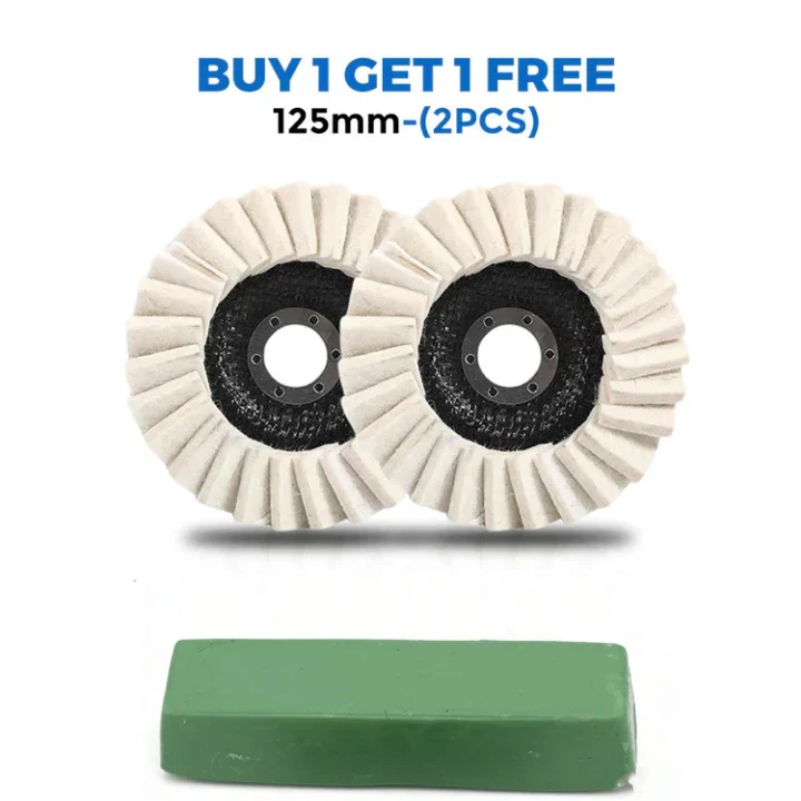 🔥High-Resilience Wool Felt Flap Discs Polishing Wheel