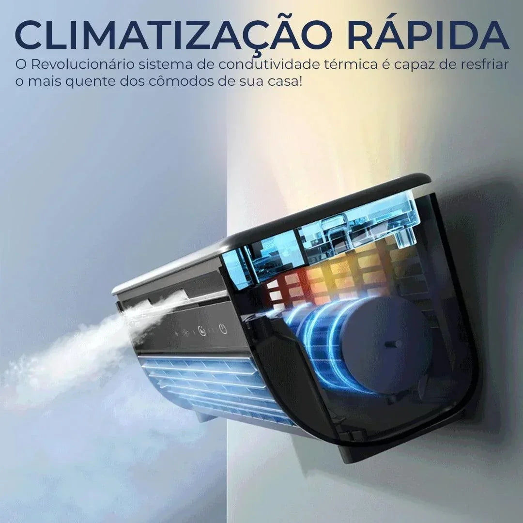 Mini Air Conditioner — Drill-free installation / Say goodbye to the heat and enjoy instant cooling—all while saving energy!