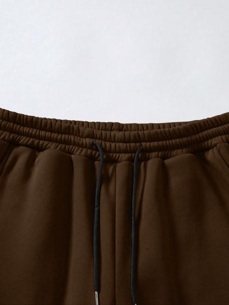 Two-Piece Set Men's Patchwork Drop Shoulder Pocket Sweatshirt & Letter Print Drawstring Sweatpants, Regular Fit Casual Fashion Cozy Round Neck Long Sleeve Pullover & Elastic Waist Trousers for Daily Wear, Men's Outfits for Fall & Winter Two-Piece Set Men's Patchwork Drop Shoulder Pocket Sweatshirt & Letter Print Drawstring Sweatpants, Regular Fit Casual Fashion Cozy Round Neck Long Sleeve Pullover & Elastic Waist Trousers for Daily Wear, Men's Outfits for Fall & Winter