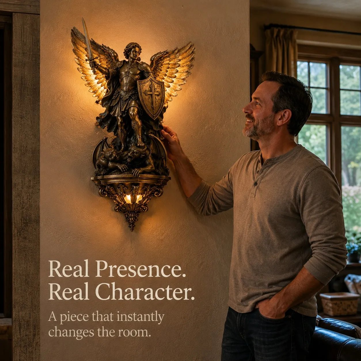 🕊️St. Michael Guardian Angel Light – Bring Divine Protection Into Your Home ✨