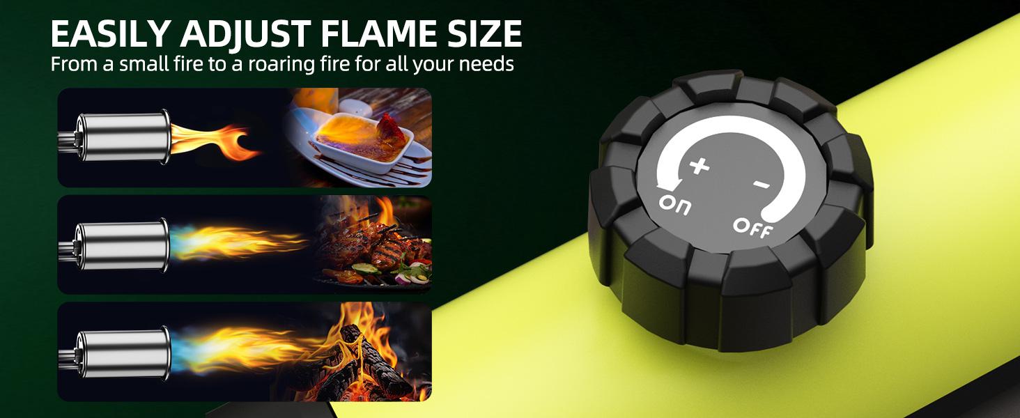 【DealsForYouDays】SEESE Powerful Propane Torch(Propane Tank Not Included),With One-Touch Max Fire Button and Safety Lock, Adjustable Blow Torch for Sous Vide Searing Steak, BBQ,Fireplace,Charcoal Wood 【DealsForYouDays】SEESE Powerful Propane Torch(Propane Tank Not Included),With One-Touch Max Fire Button and Safety Lock, Adjustable Blow Torch for Sous Vide Searing Steak, BBQ,Fireplace,Charcoal Wood