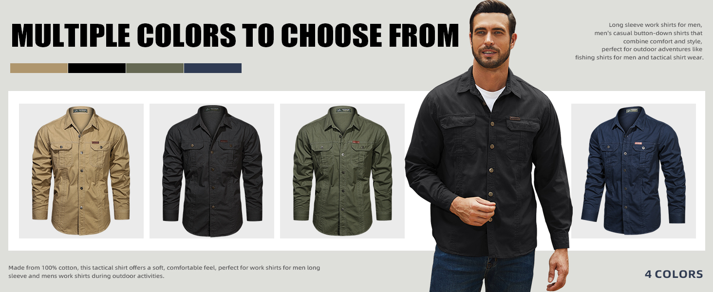 work shirts for men