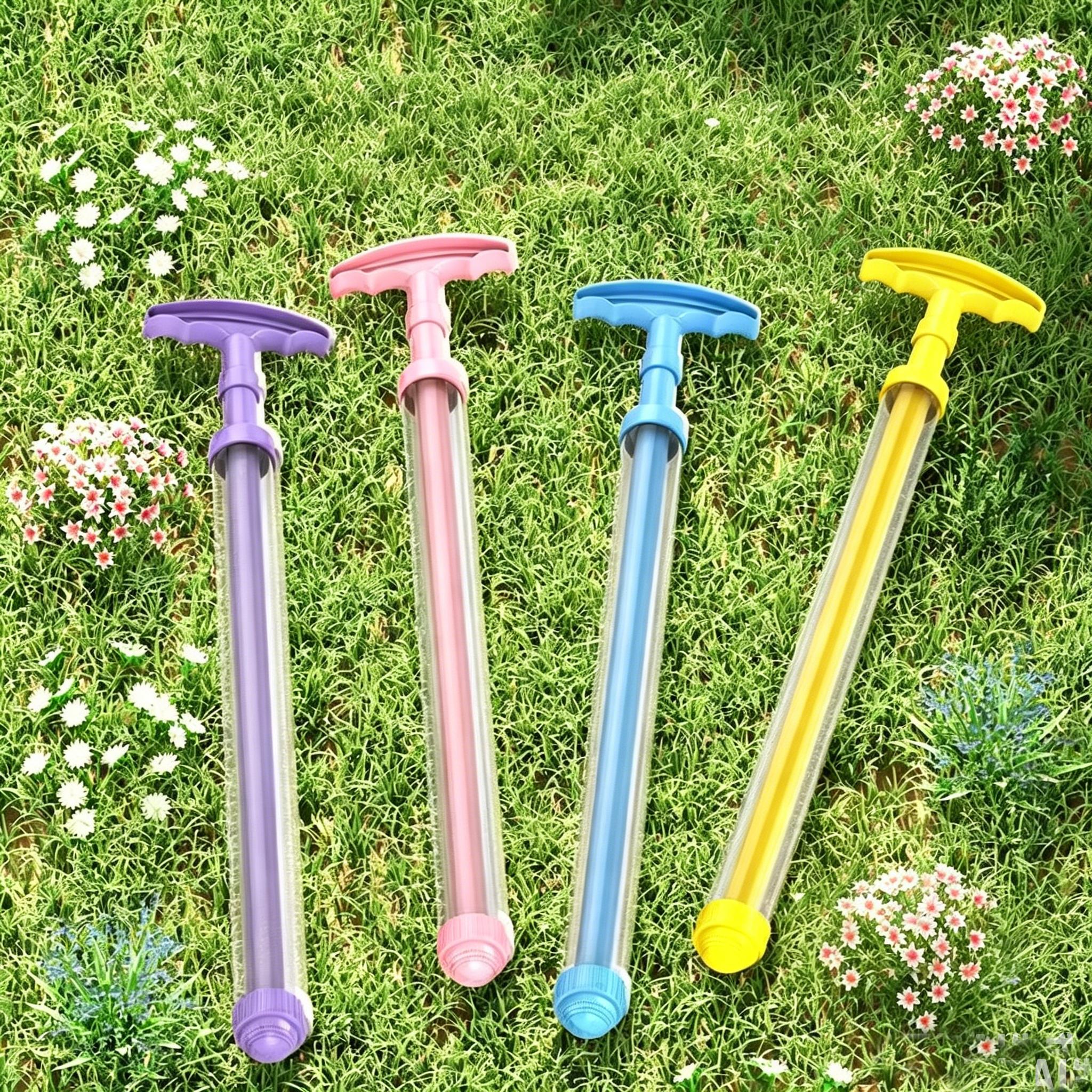 Pink Extendable Water Gun — Summer Outdoor Pool & Beach Water Play Party Toy — Drainage Pipe / Drainage System