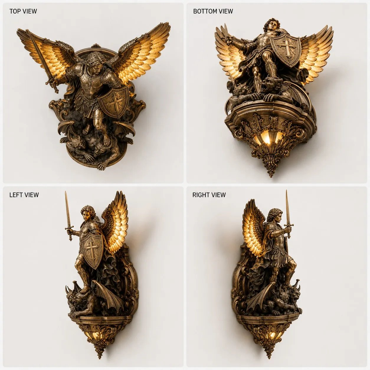 🕊️St. Michael Guardian Angel Light – Bring Divine Protection Into Your Home ✨