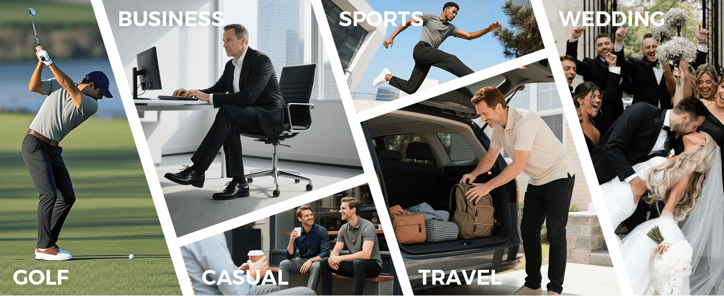 Golf Jogging Work Office Daily Casual Business Vacation Walking