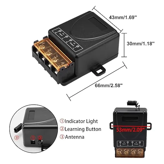 💥50K+ SOLD!🔥WIRELESS REMOTE CONTROL BATTERY RELAY SWITCH 🔌