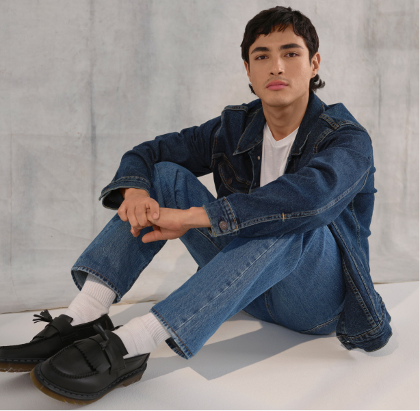 501 Style Denim Jeans Detail