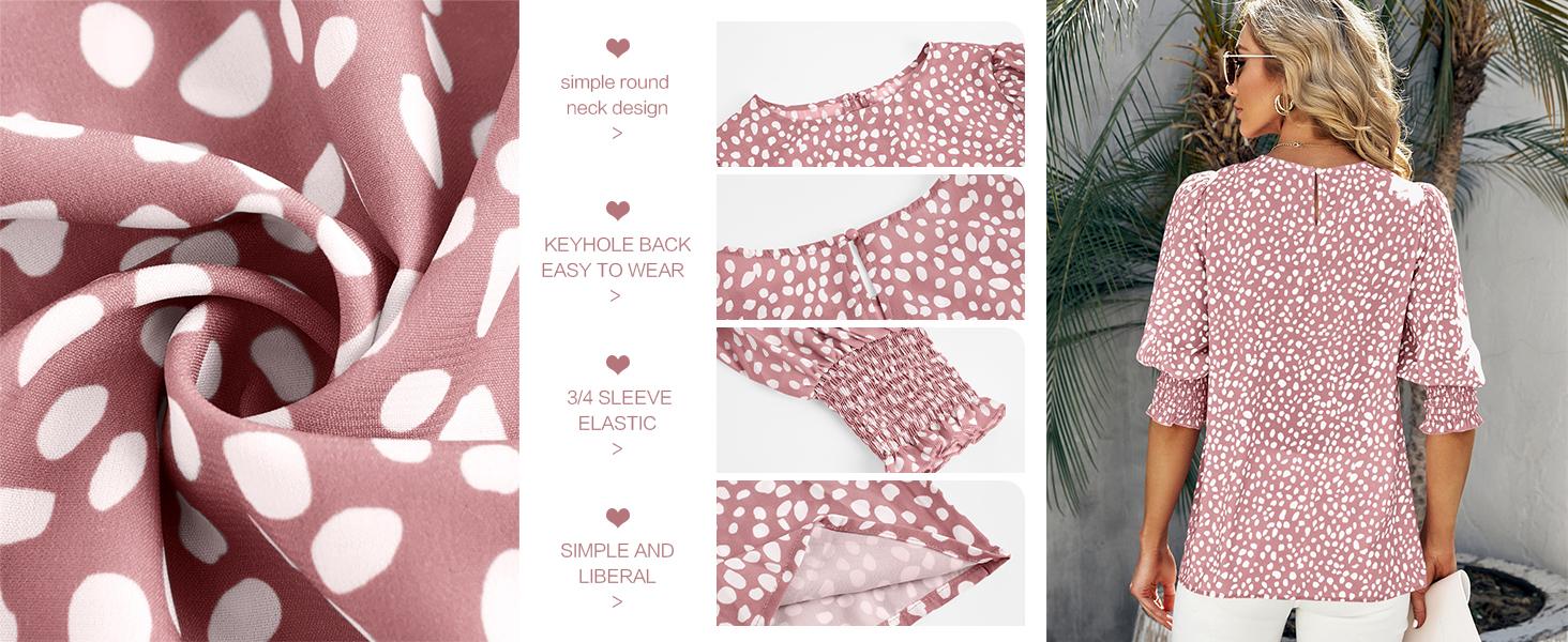 Polka Dot Blouse - Care