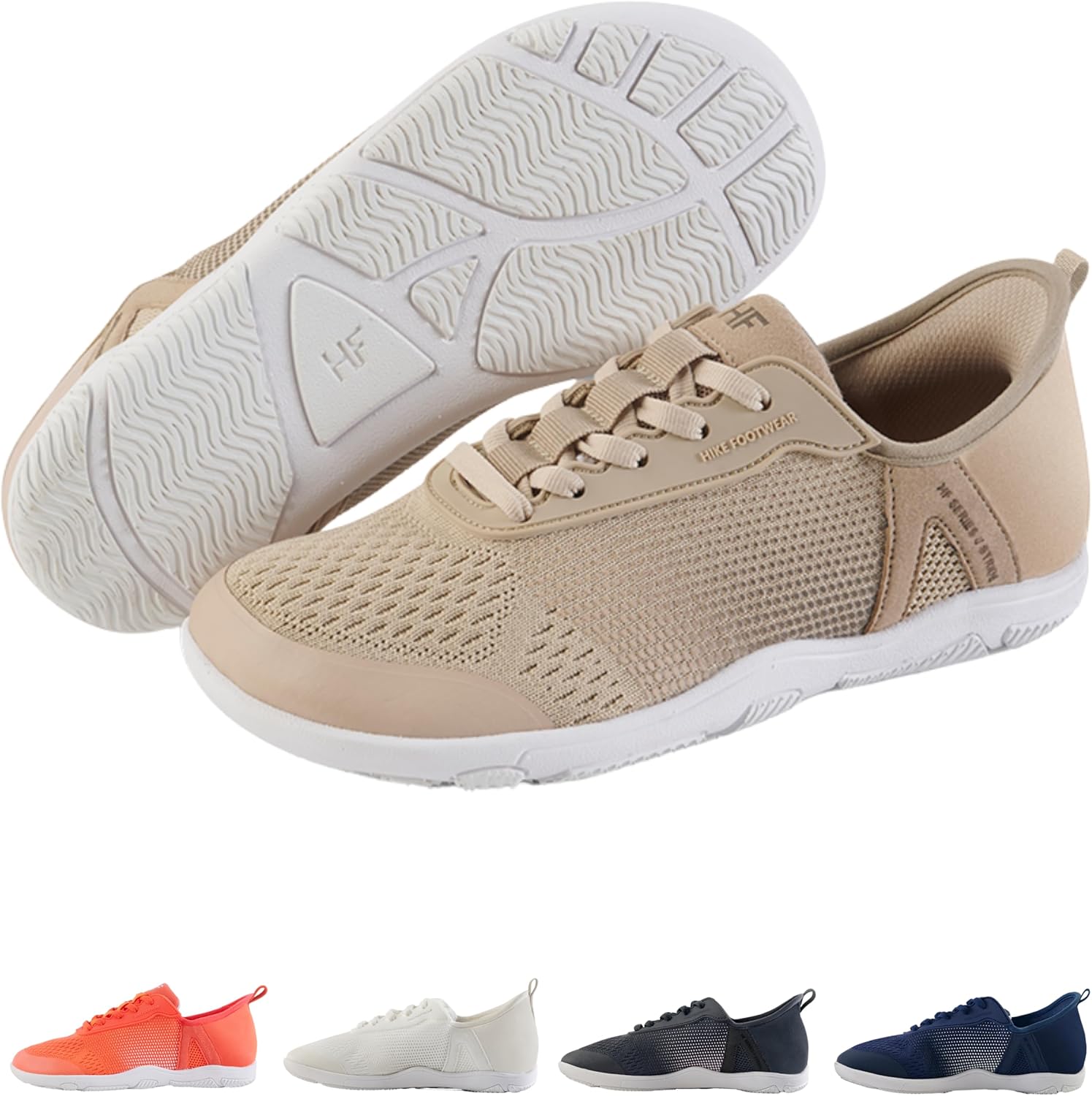 Hike Footwear– Hands-Off & Ergonomic Barefoot Shoes for Women Men, Thin Sole & Ultra-Light, Effortless Daily Wear Unisex