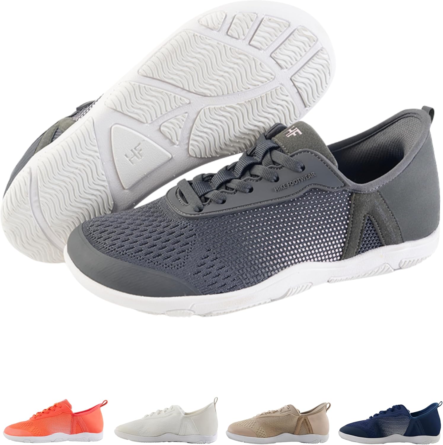 Hike Footwear– Hands-Off & Ergonomic Barefoot Shoes for Women Men, Thin Sole & Ultra-Light, Effortless Daily Wear Unisex