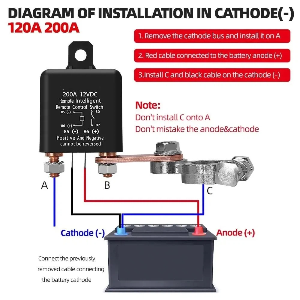 💥50K+ SOLD!🔥WIRELESS REMOTE CONTROL BATTERY RELAY SWITCH 🔌