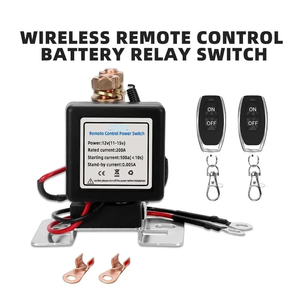 💥50K+ SOLD!🔥WIRELESS REMOTE CONTROL BATTERY RELAY SWITCH 🔌