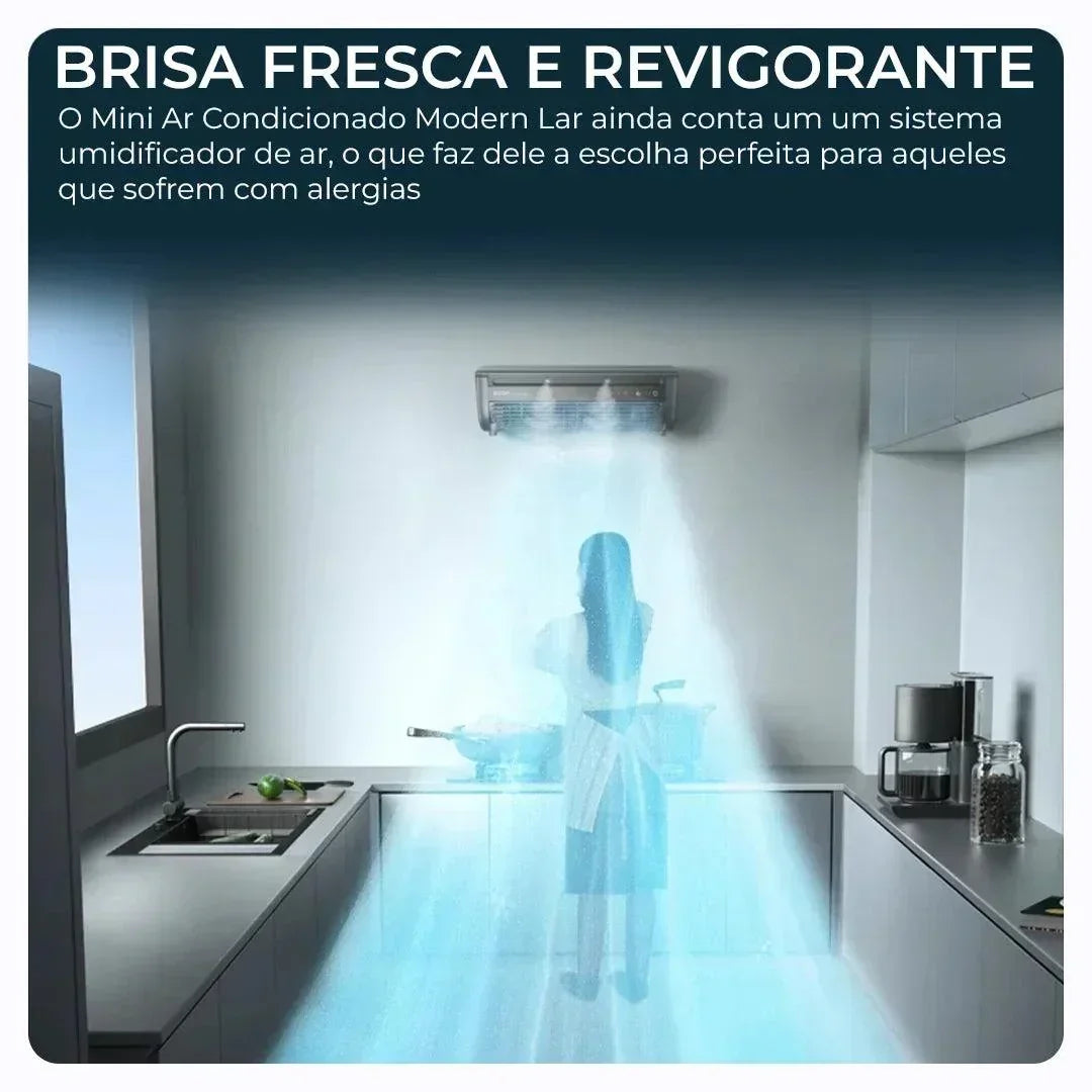 Mini Air Conditioner — Drill-free installation / Say goodbye to the heat and enjoy instant cooling—all while saving energy!