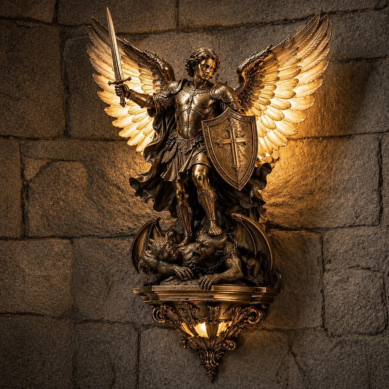 🕊️St. Michael Guardian Angel Light – Bring Divine Protection Into Your Home ✨