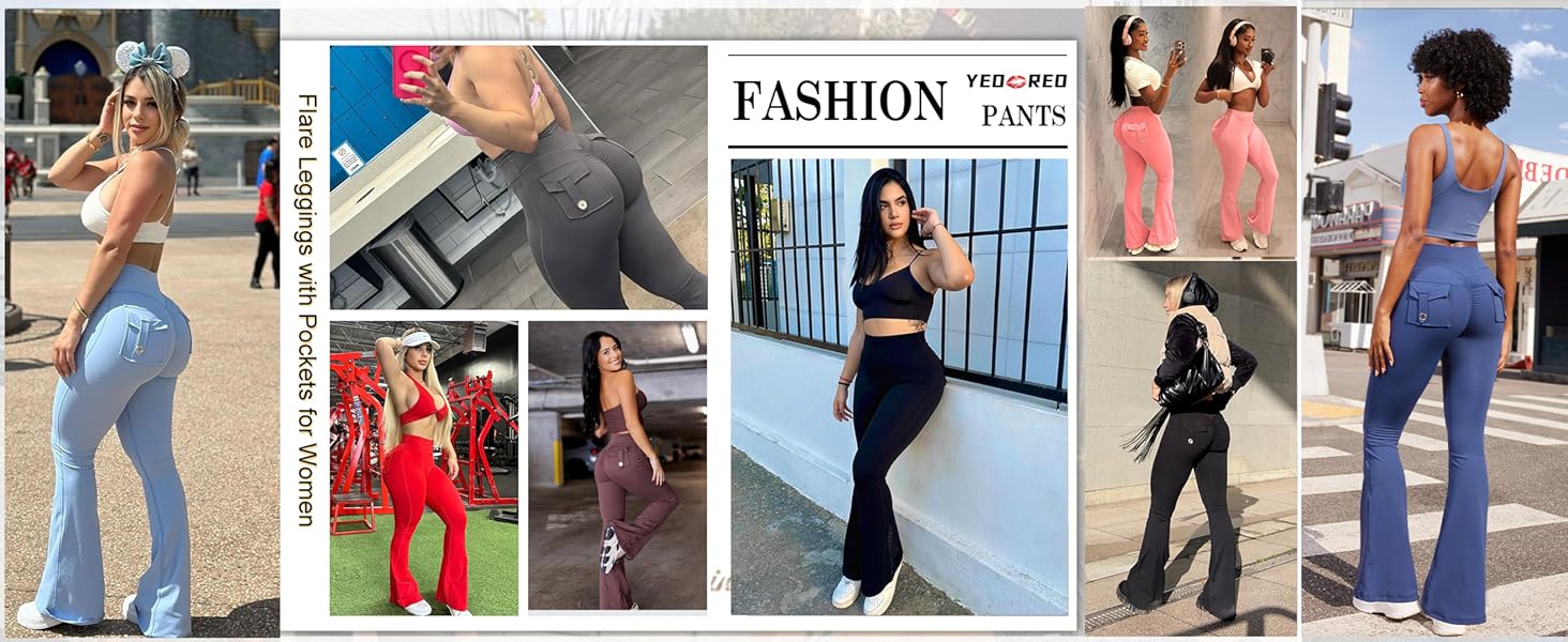 yoga pants with pockets for women