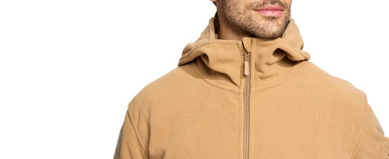Men's Hoodie Fleece Jacket 6 Zip-Pockets Warm Winter Jacket Tactical Jacket